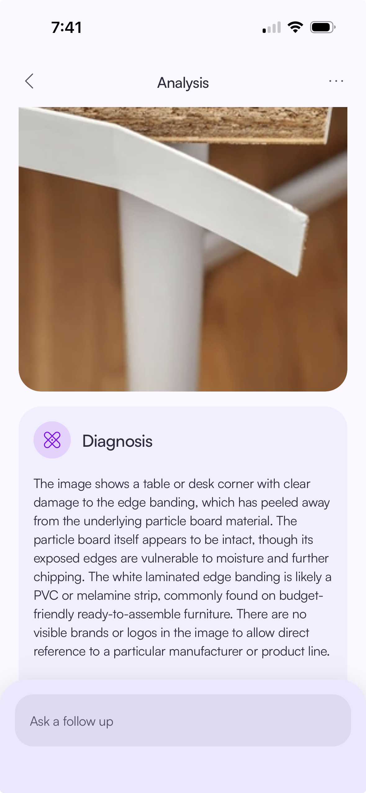 Diagnose Instantly - Finderly app screenshot